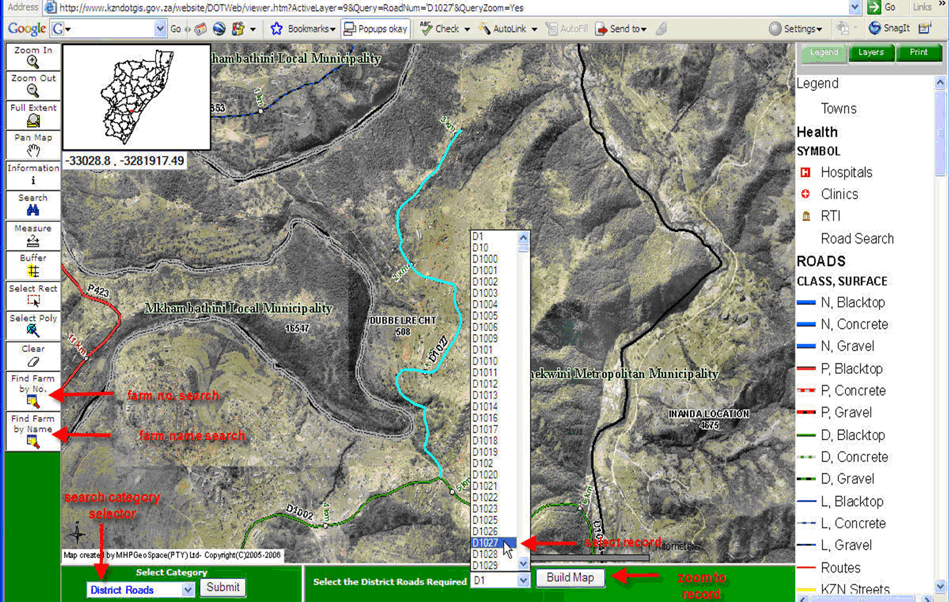 Implementation of a Corporate GIS at The Kwazulu-Natal Department of Transport